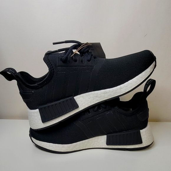 adidas NMD_R1 J PRIMEBLUE Black/White H02333 - Picture 3 of 11